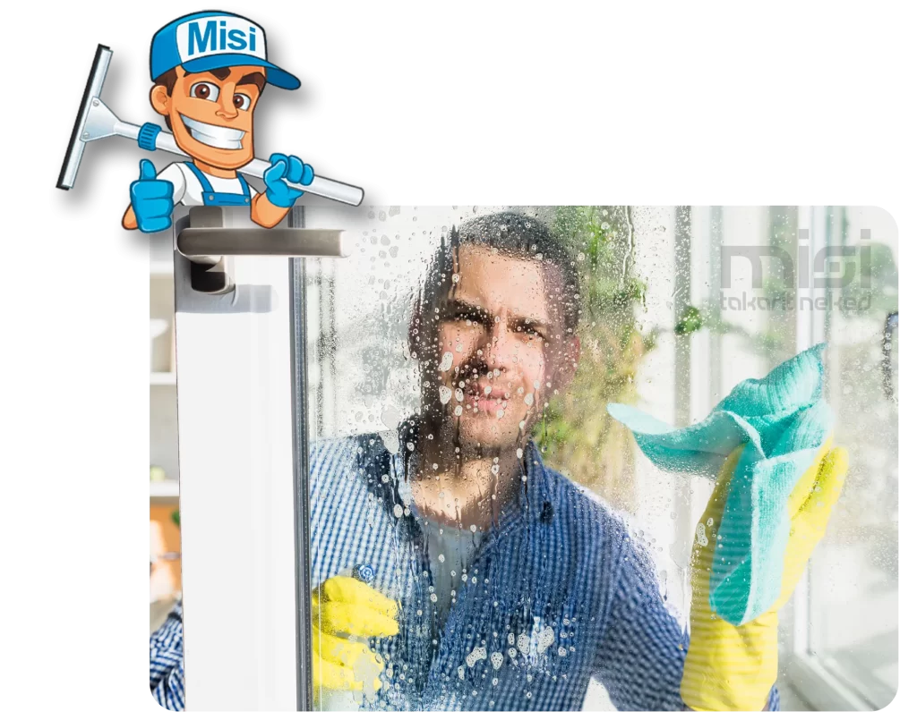 Misi Takarít Neked - Ablaktisztítás